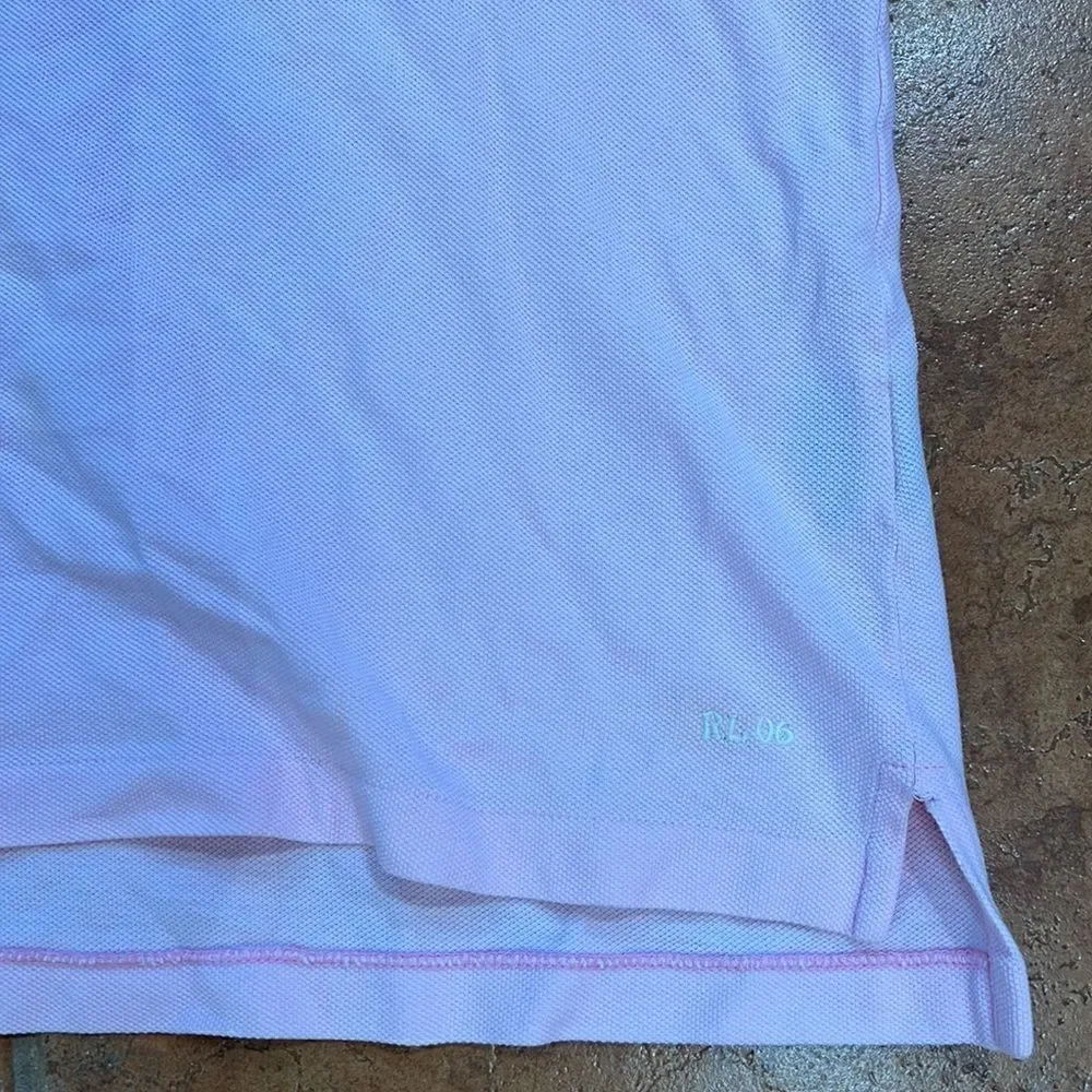 Ralph Lauren classic‎ Fit Short Sleeve Polo Shirt Pink Size XL